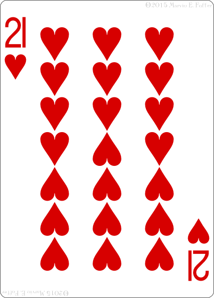 21 of Hearts